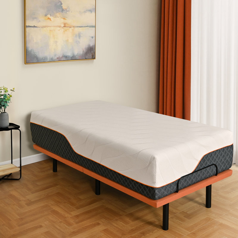 EShine EE3000P Twin XL Massaging Zero Gravity Adjustable Bed with